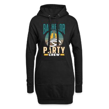 Équipe Bachelor Party Bachelor - Sweat-shirt à capuche long Femme - noir - Devant