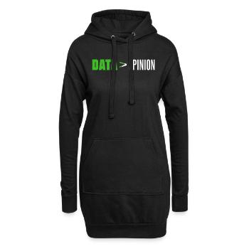 Data > opinion Code Coding Programmer Coder - Hoodie Dress - black - Front