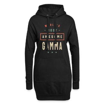 Le gamma le plus impressionnant du monde - Grand-mère de la fête des mères - Sweat-shirt à capuche long Femme - noir - Devant