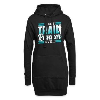 Bester Trail Runner Aller Zeiten Running Traillauf - Hoodie-Kleid - Schwarz - Vorne