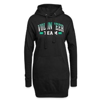 Bénévole Équipe Profession Bénévole - Sweat-shirt à capuche long Femme - noir - Devant