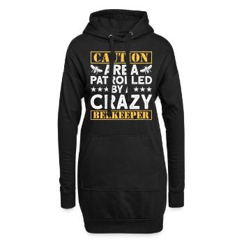 Imker Bienenzüchter Bienen Honigbiene Imkerei Lus - Hoodie-Kleid - Schwarz - Vorne