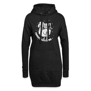 N’oubliez pas Me Ile Maurice - Sweat-shirt à capuche long Femme - noir - Devant