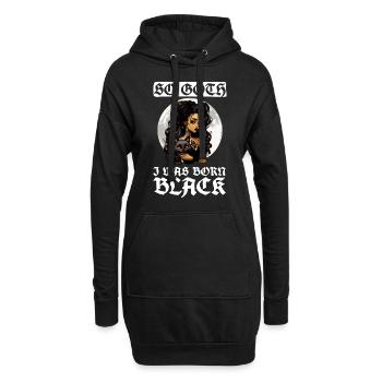 So Goth, dass ich schwarz geboren wurde - Gothic - Hoodie-Kleid - Schwarz - Vorne