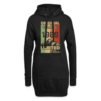 1969 Original - Fabriqué en 1969 - Edition Limitée - Sweat-shirt à capuche long Femme - noir - Devant