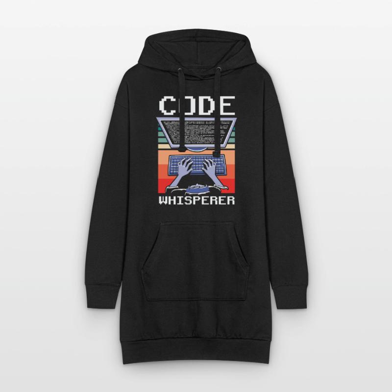 CodeWhisperer Programmeur Codeur Coder Sweat-shirt à capuche long Femme