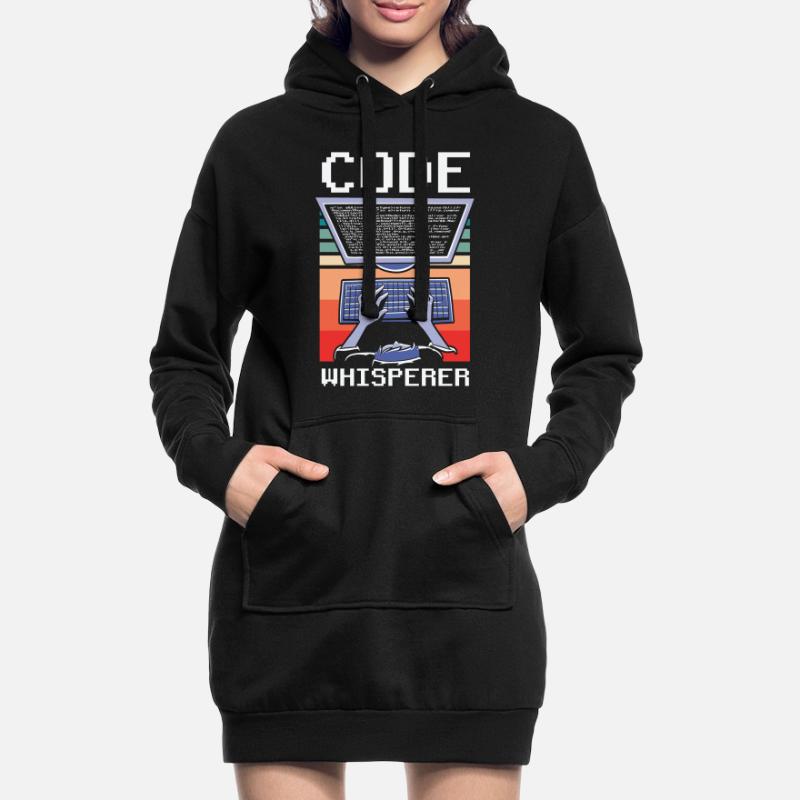 CodeWhisperer Programmeur Codeur Coder Sweat-shirt à capuche long Femme