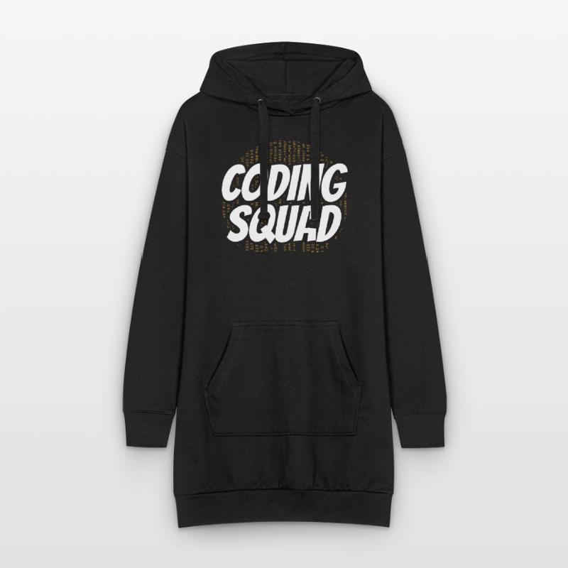 Coding Team Programmierer Programmieren Coder Hoodie-Kleid