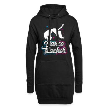Professeur de danse Cours de danse École de danse Professeur de danse - Sweat-shirt à capuche long Femme - noir - Devant