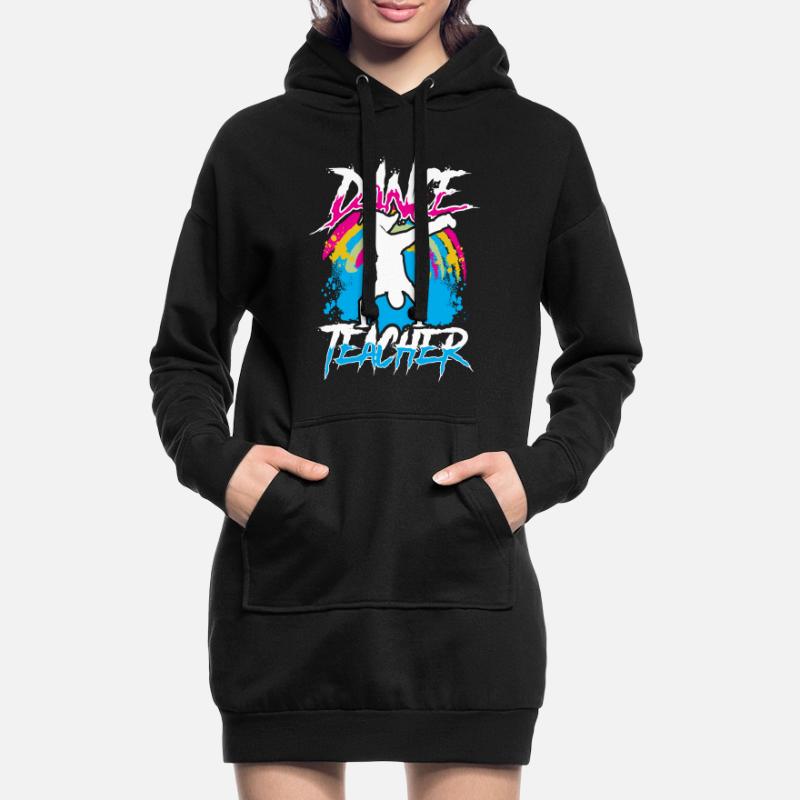 Professeur de danse Professeur de danse École de danse Cours de danse Sweat-shirt à capuche long Femme