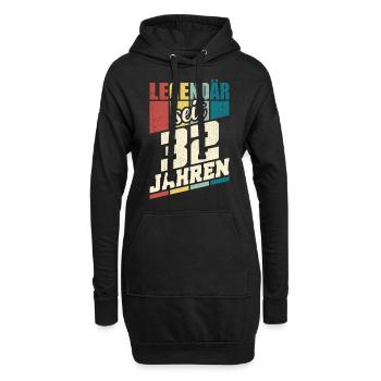 32. Geburtstag Legendär Seit 32 Jahren Legende 32 - Hoodie-Kleid - Schwarz - Vorne
