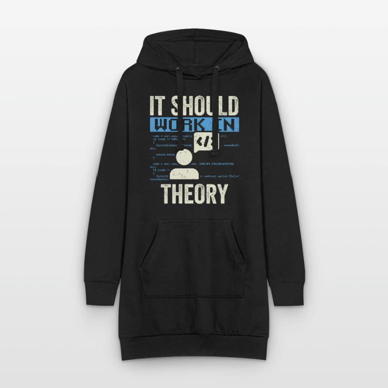 In theory, it should work code coding Hoodie Dress
