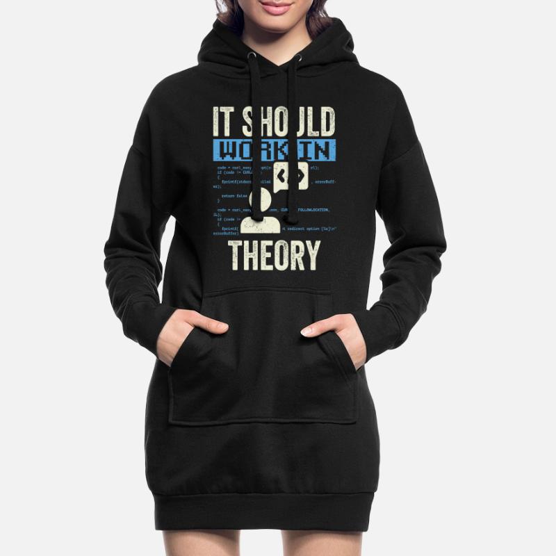 In theory, it should work code coding Hoodie Dress