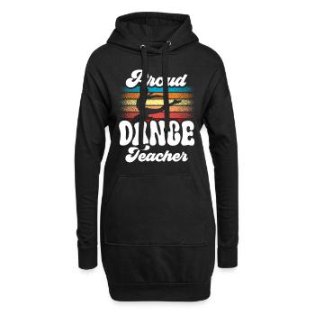 Fier professeur de danse École de danse Professeur de danse Professeur de danse - Sweat-shirt à capuche long Femme - noir - Devant