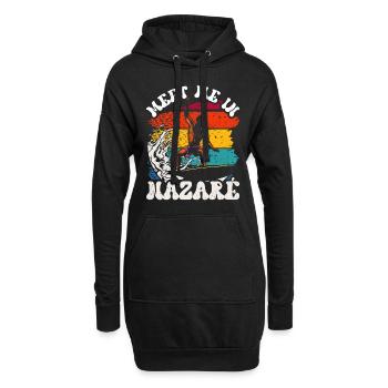 Rencontrez-moi Surf à Nazaré, Portugal Surfeurs - Sweat-shirt à capuche long Femme - noir - Devant
