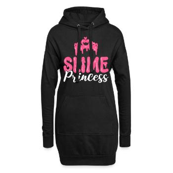 Schleim-Prinzessin - Hoodie-Kleid - Schwarz - Vorne