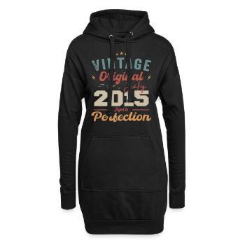 Juillet 2015 Anniversaire Juillet 2015 Original 2015 Juillet - Sweat-shirt à capuche long Femme - noir - Devant