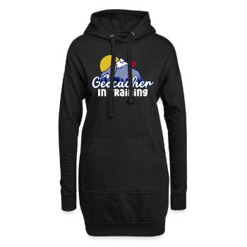 Géocacheur en formation - Geocaching Geocacher - Sweat-shirt à capuche long Femme - noir - Devant