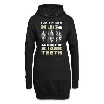 Ich brauche einfach eine riesige Menge an - Hoodie-Kleid - Schwarz - Vorne