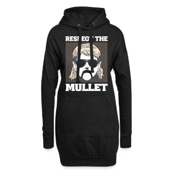 Respecter le mulet - Sweat-shirt à capuche long Femme - noir - Devant