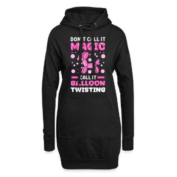 N’appelez pas cela de la magie, mais - Sweat-shirt à capuche long Femme - noir - Devant