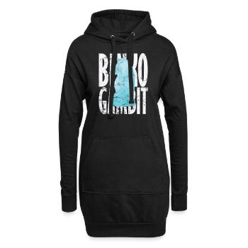 Benko Gambit Wolga Gambit Schach - Hoodie-Kleid - Schwarz - Vorne