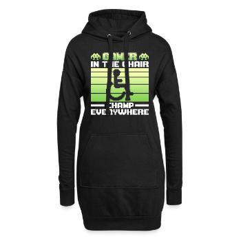 37 Gamer In The Chair Champ Everywhere - Sweat-shirt à capuche long Femme - noir - Devant