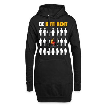 Le Jiu-Jitsu Brésilien est différent - Sweat-shirt à capuche long Femme - noir - Devant