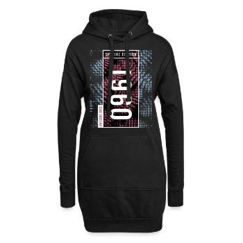 Édition spéciale 1960 Anniversaire Urban Graphic - Sweat-shirt à capuche long Femme - noir - Devant