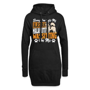 Amoureux du Malamute d’Alaska Race de Malamute d’Alaska - Sweat-shirt à capuche long Femme - noir - Devant