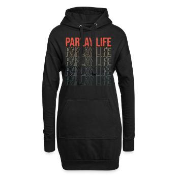 Parlay de paris sportifs Parlay de paris sportifs en direct - Sweat-shirt à capuche long Femme - noir - Devant