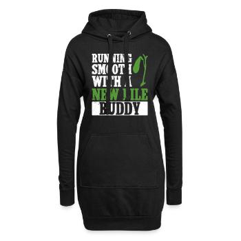Organspender Gallenblase Organtransplantation - Hoodie-Kleid - Schwarz - Vorne