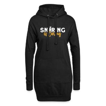 Piège à animaux Piège à collet métallique - Sweat-shirt à capuche long Femme - noir - Devant