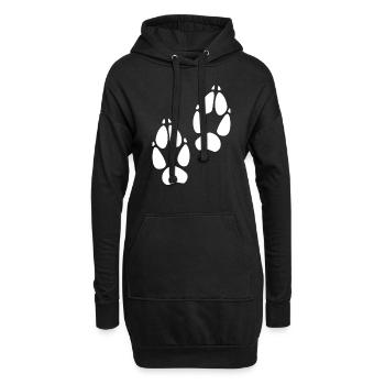 Cadeaux amusants pour les amoureux du renard - Sweat-shirt à capuche long Femme - noir - Devant