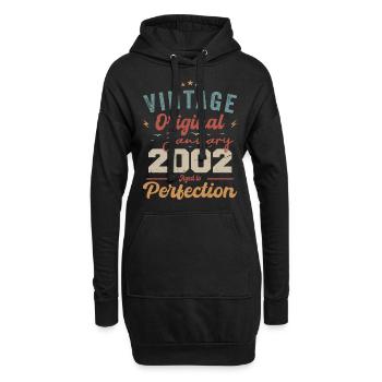 Januar 2002 Legende seit 22 Jahren - Hoodie-Kleid - Schwarz - Vorne