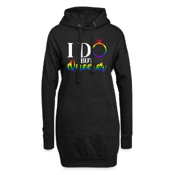 Mariage Gay Pride Mariage Gay - Sweat-shirt à capuche long Femme - noir - Devant