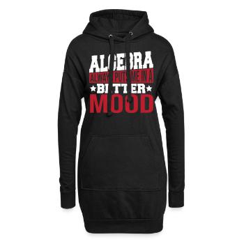 Formules Professeur de mathématiques Algrebra - Sweat-shirt à capuche long Femme - noir - Devant