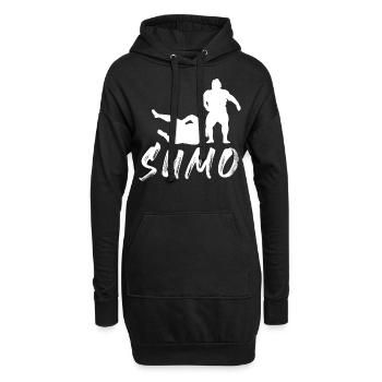 Sumo - Hoodie-Kleid - Schwarz - Vorne
