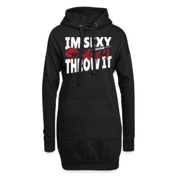 Amateurs de fléchettes Tir sportif sur cible - Sweat-shirt à capuche long Femme - noir - Devant