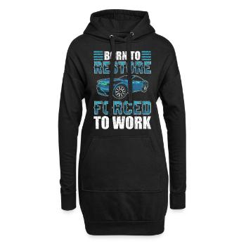 Tuning de voiture Muscle Car Vieilles voitures - Sweat-shirt à capuche long Femme - noir - Devant