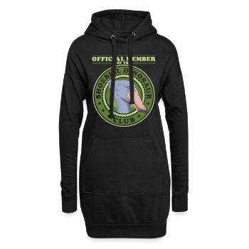 Oiseau bec-en-sabot | Cadeau d’oiseaux bec-en-sabot - Sweat-shirt à capuche long Femme - noir - Devant