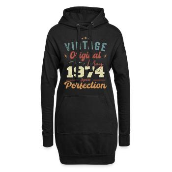 Mai 1974 Anniversaire Mai 1974 Cadeau Mai 1974 - Sweat-shirt à capuche long Femme - noir - Devant