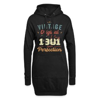 Mai 1981 Geburtstag Mai 1981 Geschenk Mai 1981 - Hoodie-Kleid - Schwarz - Vorne