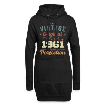 Mai 1961 Geburtstag Mai 1961 Geschenk Mai 1961 - Hoodie-Kleid - Schwarz - Vorne