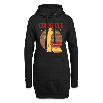 Cornhole Player Bean Bag Blind Hole Cadeau - Sweat-shirt à capuche long Femme - noir - Devant