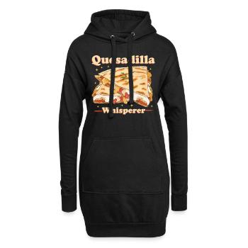 Quesadilla Quesadillas Tortilla Cadeau - Sweat-shirt à capuche long Femme - noir - Devant