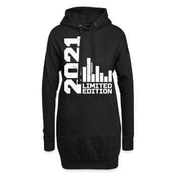 Vintage 2021 Geburtstagsgeschenk 2021 Baujahr 2021 - Hoodie-Kleid - Schwarz - Vorne