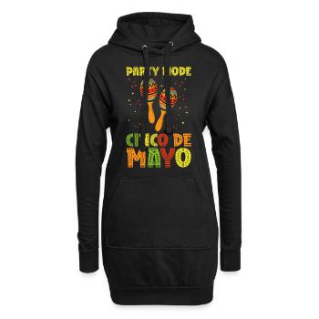 Cinco De Mayo Mexikanische Fiesta Geschenk - Hoodie-Kleid - Schwarz - Vorne
