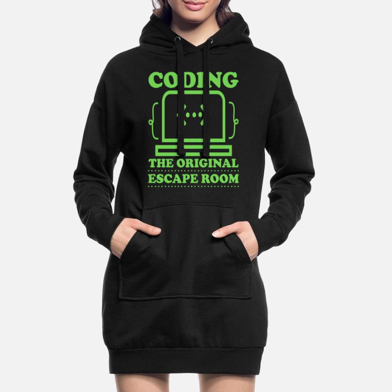 Programmierer Informatiker Computer Nerd Geschenk Hoodie-Kleid