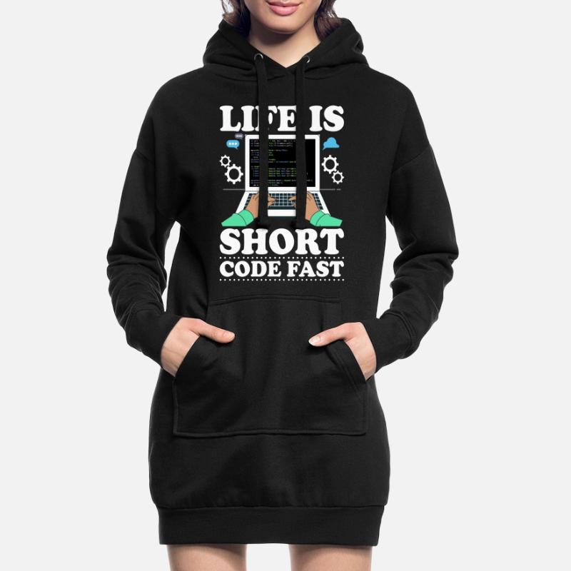 Programmierer Informatiker Computer Nerd Geschenk Hoodie-Kleid